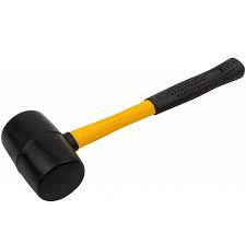 Киянка BIBER "Профи" c резиновой фиберглассовой ручка 550 г 60 мм