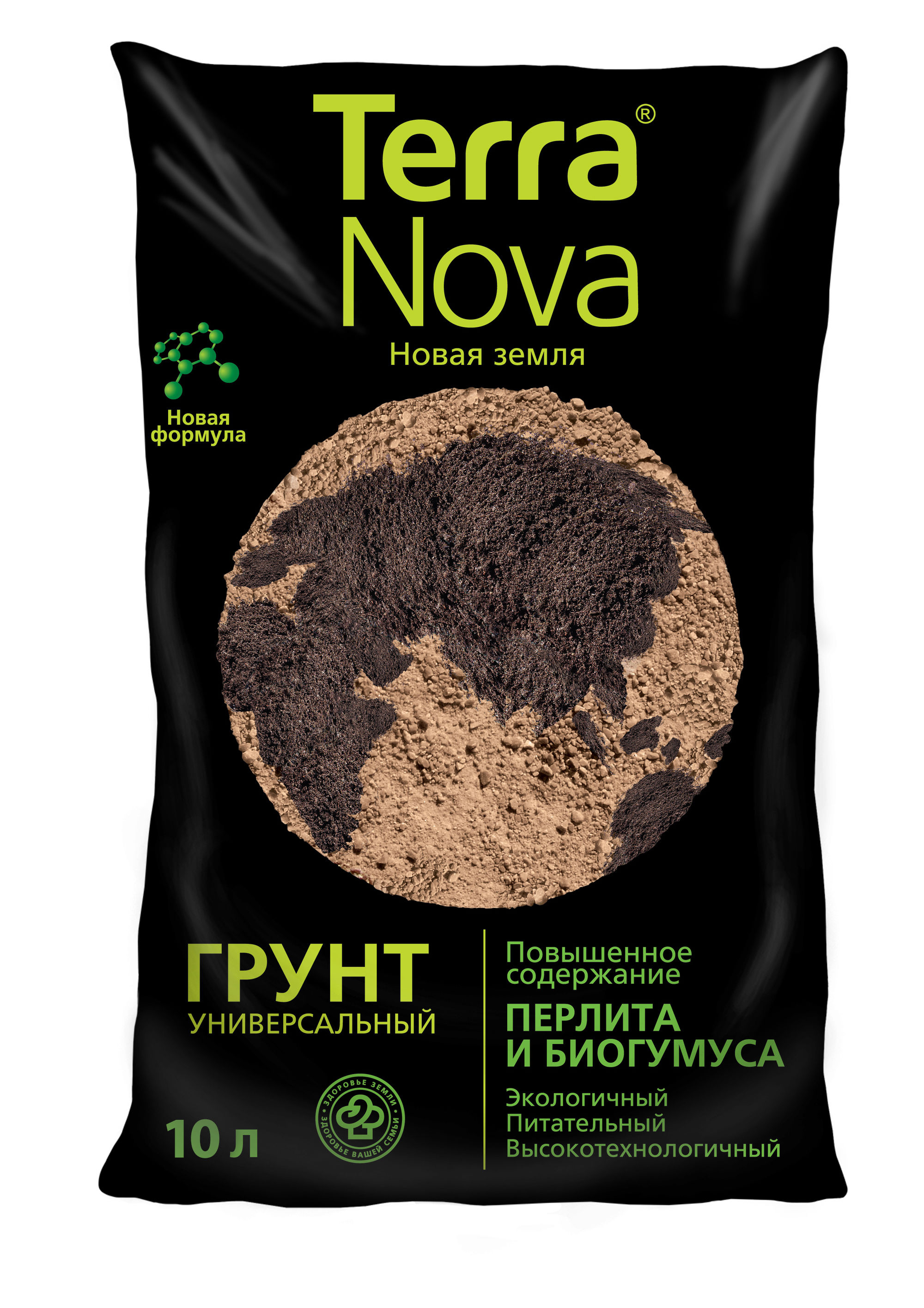 Грунт земля TERRA NOVA "Новая земля" унив. 10л