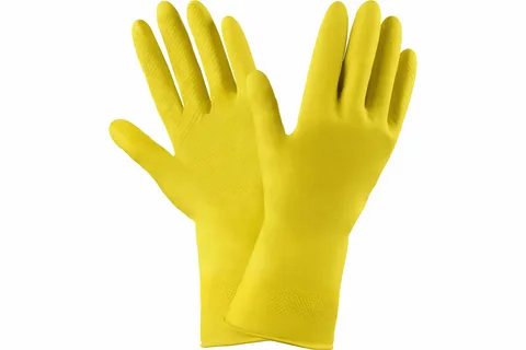 Перчатки хозяйственные "Лотос" размер М инд. уп.