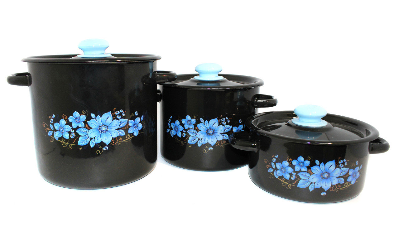 Кастрюля 2л "Небесный цветок" цилиндр