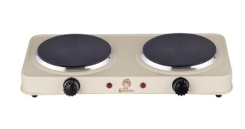 Плитка электрическая ВАСИЛИСА ВА-903 двухконфорочная бежевая