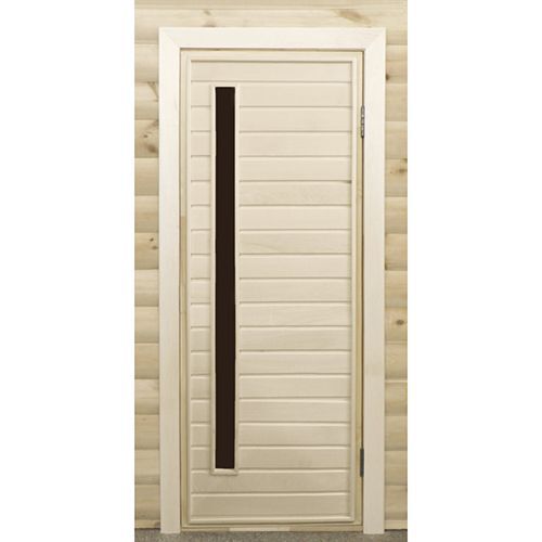 Дверь банная липа (остекл) "Тип-5" 1800*700мм