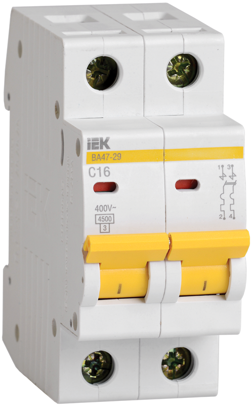 Автомат ИЭК ВА47-29 С 40А 2п