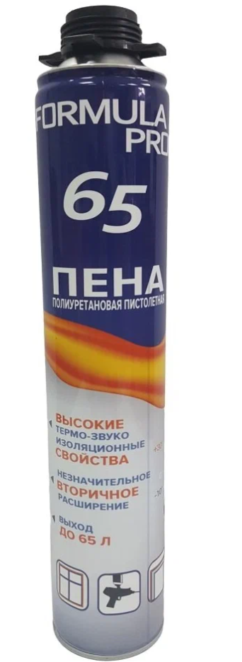 Пена монт. FORMULA PROF "Pro 65" всесезонная профессиональная 850 мл