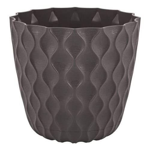 Горшок д/цв. "InGreen Wave" 1,4л Горький шоколад