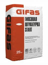 Штукатурка Гифас GIFAS START 25 кг гипсовая