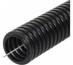 Гофротруба с зонтом ПВХ Д16мм черная легкая