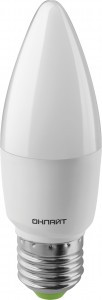 Лампа с/д ОНЛАЙТ 10Вт E14 4000K 220В свеча холодный дневной