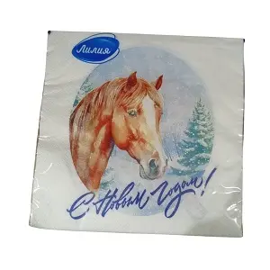 Салфетки Лилия 33х33 На удачу 2сл 20л