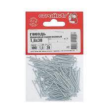 Гвозди SWFS финишные 1,6х30 мм 0,1 кг