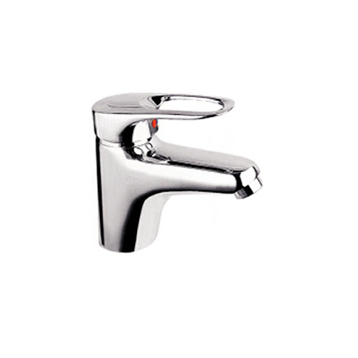 Смеситель  Lemen для раковины, крепеж-шпилька, картридж керамический 40 ммЛАТУНЬ LB-1403