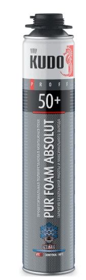 Пена монт. KUDO "Proff 50+ Arktika" полиур. зимняя 1л