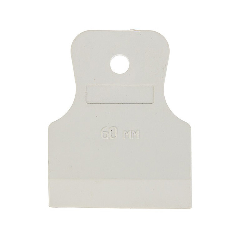 Шпатель BIBER резиновый белый 60 мм