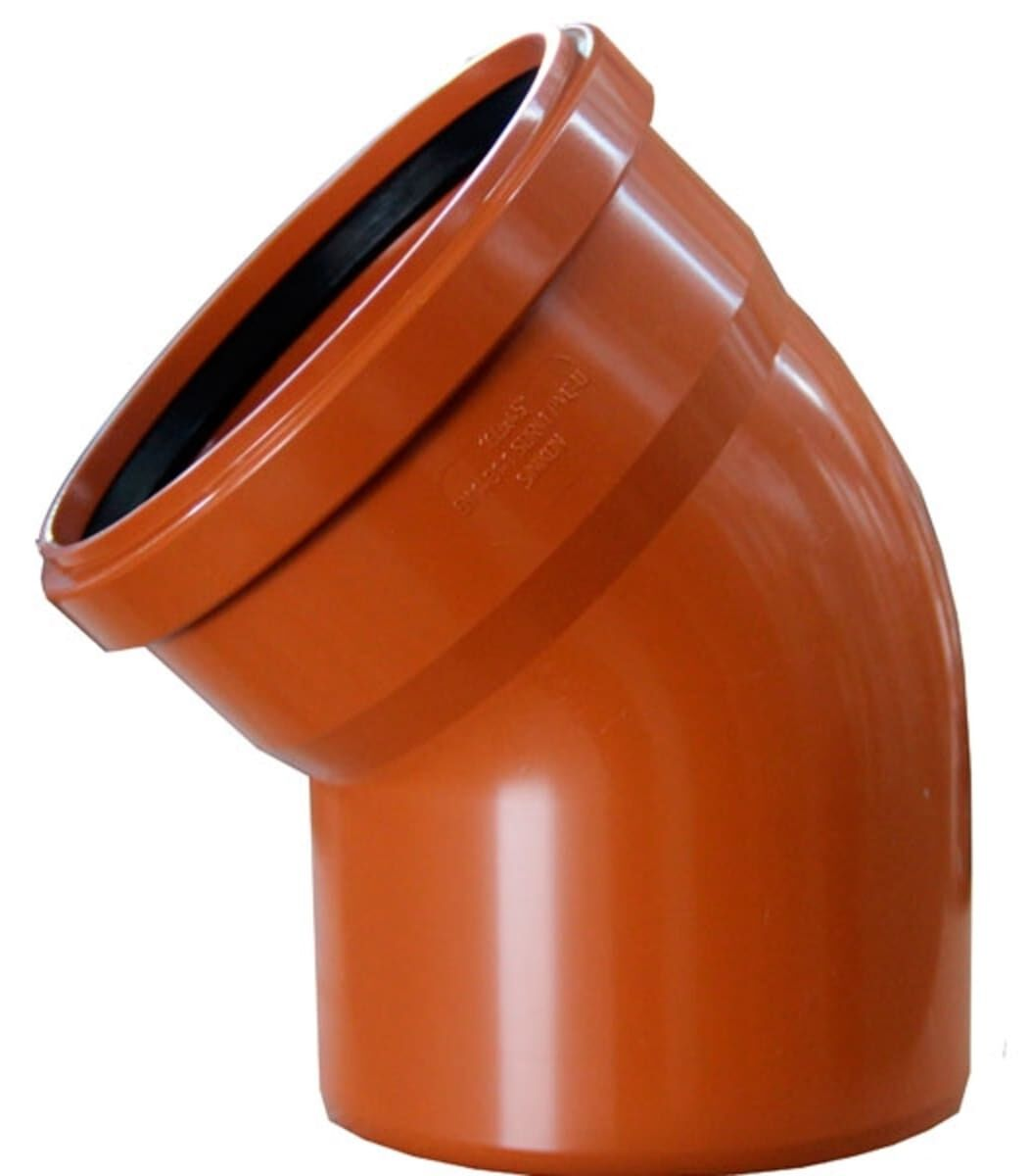 Отвод ПП 160х45 рыжий