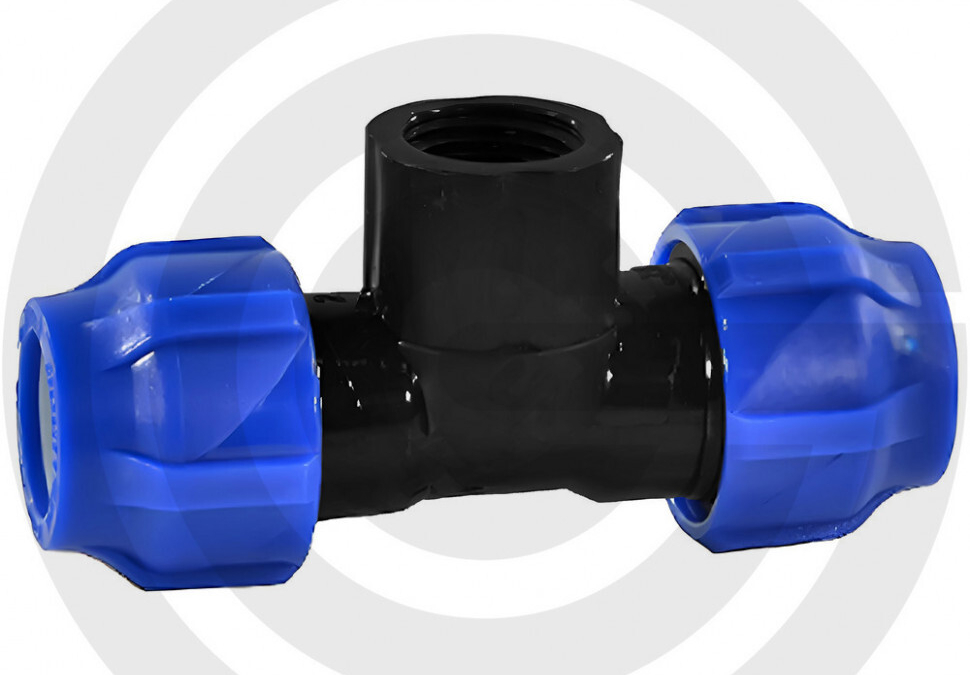 Тройник ПЭ разъем. ВР 32*1*32