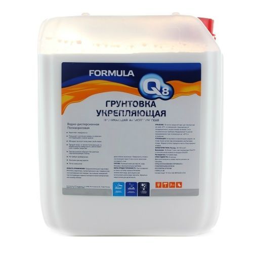 Грунтовка FORMULA Q8 проник. для внутр. и наруж. работ 5л