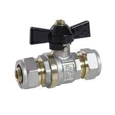 Кран шар. 20x20 ц/ц бабочка