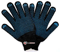 Перчатки х/б б нити 7,5кл. с ПВХ " Люкс "