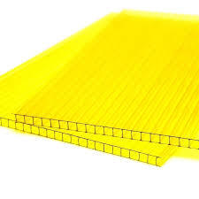 Поликарбонат желтый 4мм 2,1*6м