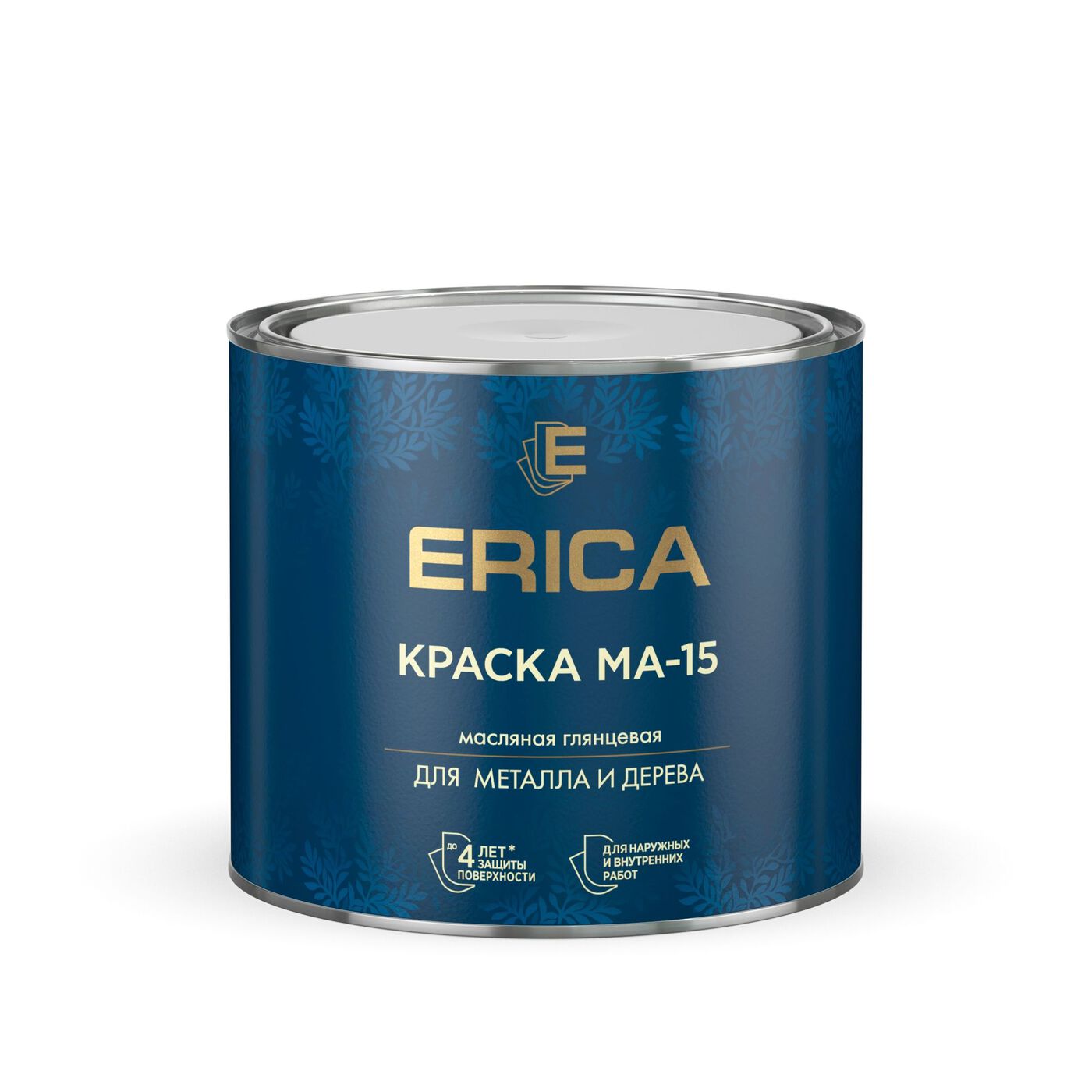 Краска МА-15 масляная глянец ERICA СУРИК 2,6 кг