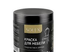 Краска для мебели и декора Серый шелк 0,75кг SOLEX