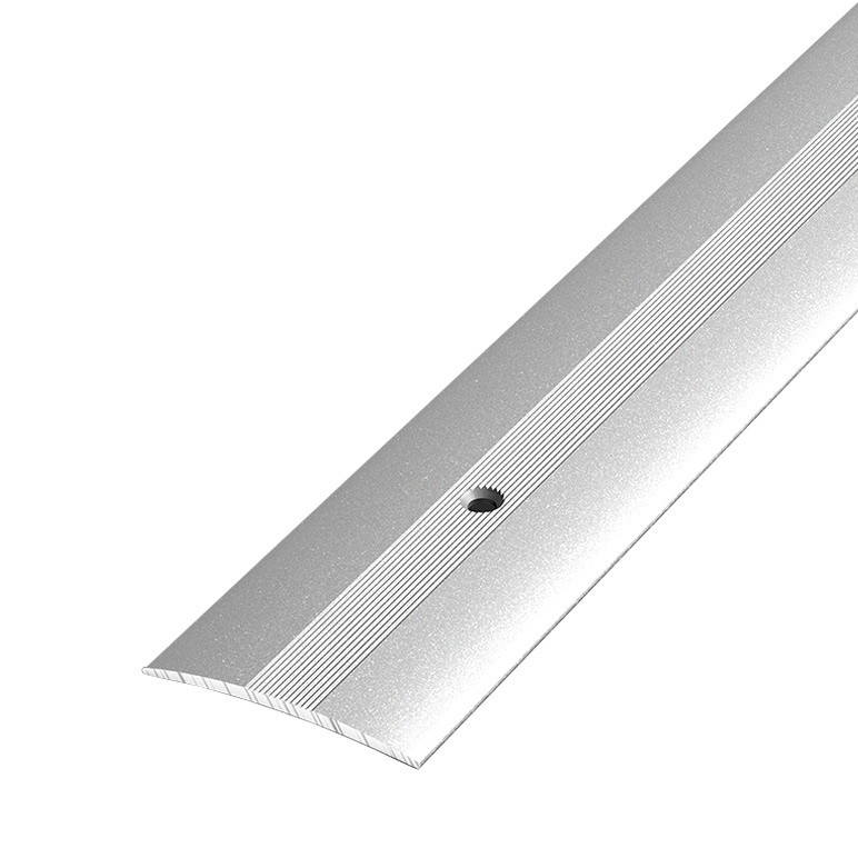 Порог стык. 37мм/1,35м серебро люкс