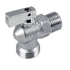 Кран для стиральной машины угловой 1/2"-3/4" ПП Potato