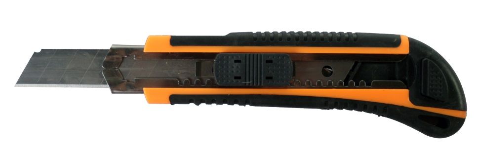 Нож ВИХРЬ с выдв.лезвием 18мм, двухкомп.корпус